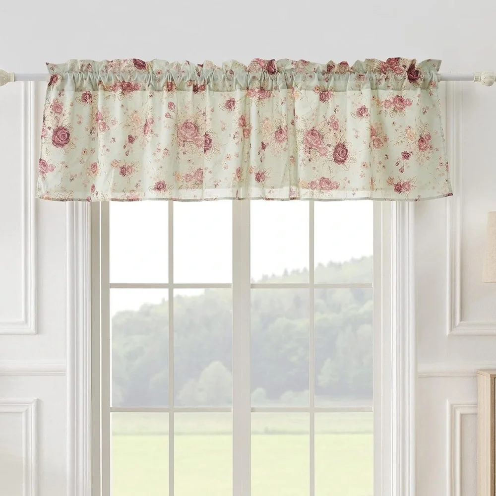 Antique Roses Window Valance